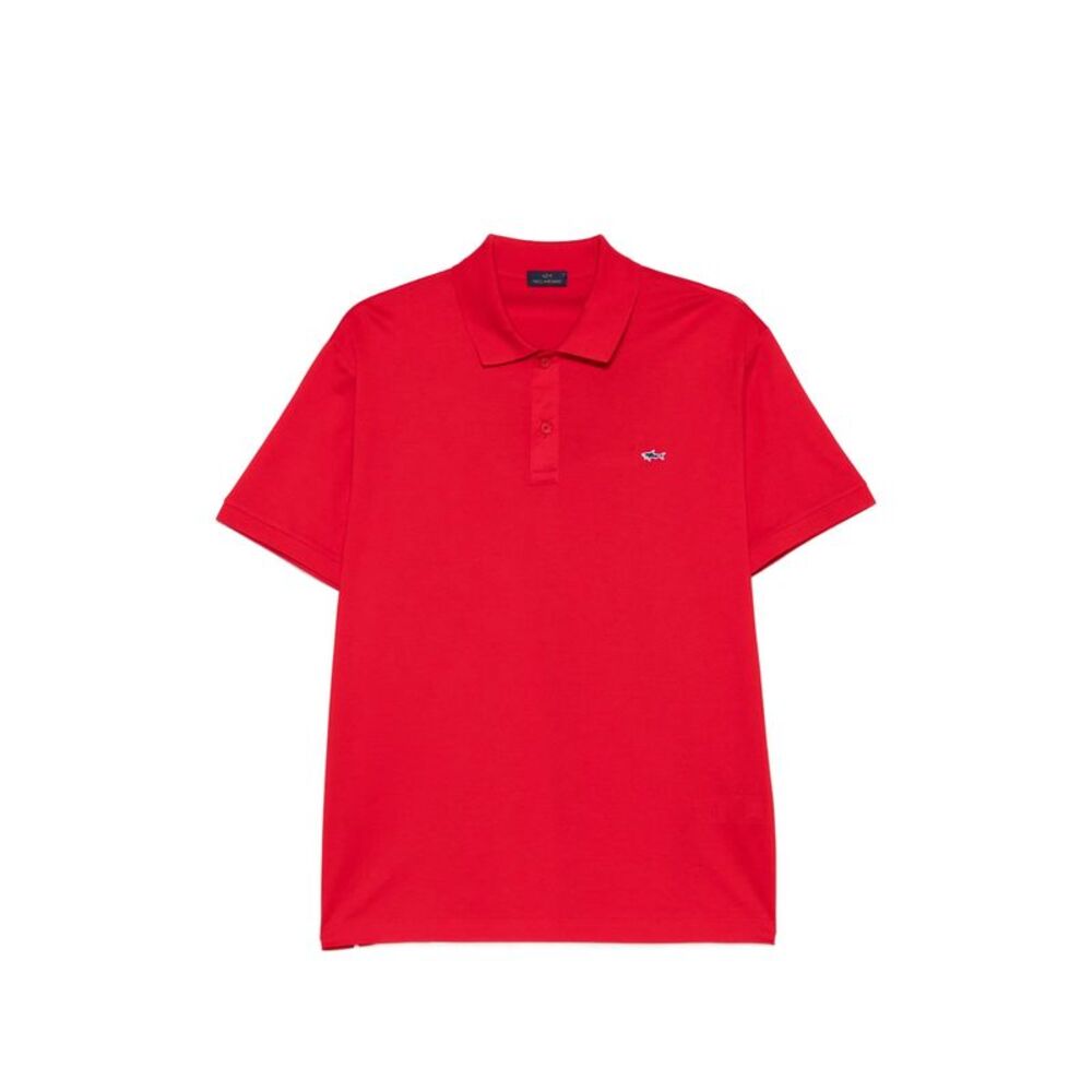 Paul & Shark Red Polo Shirts Men